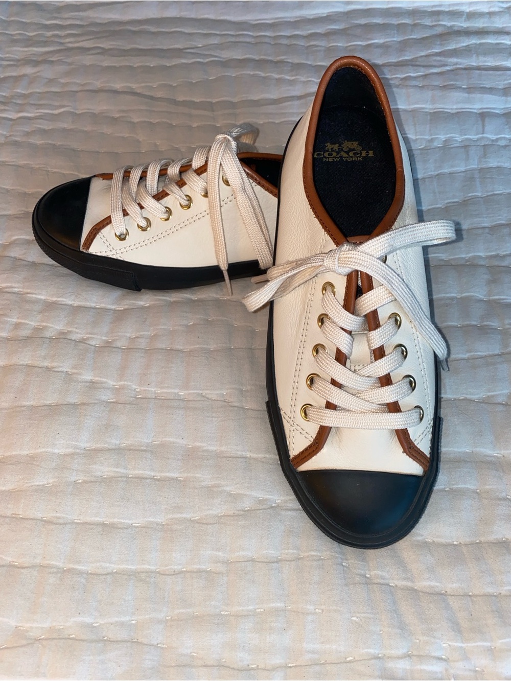 Coach Vintage Leather Sneakers NEW 8.5